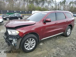 2020 Dodge Durango SXT Plus z VIN 1C4RDJAG9LC412997, wystawiony jako Copart lot #50493845 z przebiegiem 77 174 mil mil oraz Szkoda całkowita • Salvage title. Historia ofert i sprzedaży dostępna na DreamBid. Obrazek 1.