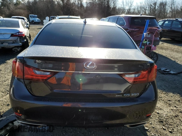 2015 Lexus GS 350 with VIN JTHCE1BL2FA005312, listed as a Copart auction lot 40915213 with 0 mi miles. Bid and sale history available at carsss.com. Image 6.