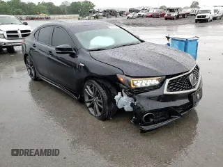 2019 Acura TLX w/A-Spec Pkg with VIN 19UUB3F64KA005399, listed as a Copart auction lot 55662635 with 52,434 mi miles and Salvage title. Bid and sale history available at DreamBid. Image 13.