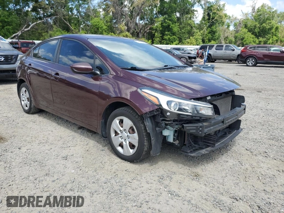 2017 Kia Forte LX with VIN 3KPFK4A79HE139487, listed as a Copart auction lot 51604035 with 62,672 mi miles and Salvage Title. Bid and sale history available at carsss.com. Image 4.