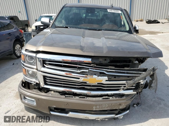 2014 Chevrolet Silverado 1500 High Country with VIN 3GCUKTEC6EG438556, listed as a Copart auction lot 54818993 with 91,398 mi miles and Salvage Title. Bid and sale history available at DreamBid. Image 5.