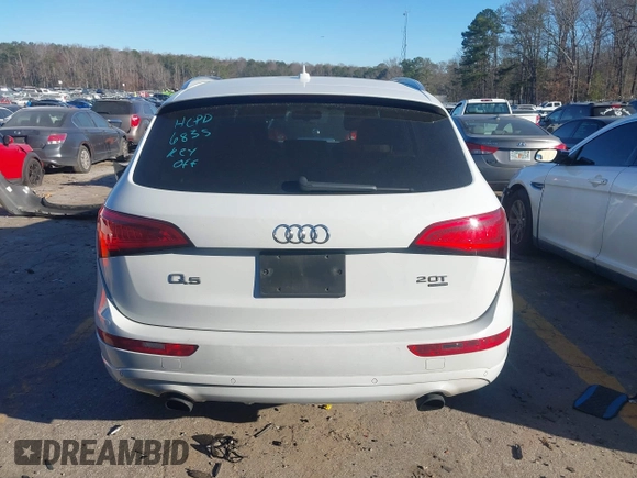 2014 Audi Q5 Premium Plus with VIN WA1LFAFP6EA016835, listed as a IAAI auction lot 41684502 with 149,000 mi miles. Bid and sale history available at carsss.com. Image 16.
