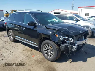 2014 Infiniti QX60 with VIN 5N1AL0MMXEC529207, listed as a IAAI auction lot 41870995 with 111,417 mi miles and . Bid and sale history available at DreamBid. Image 1.