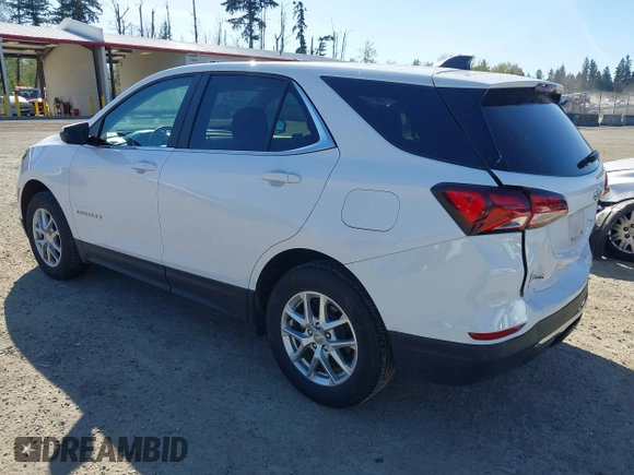 2024 Chevrolet Equinox LT with VIN 3GNAXUEG0RL228651, listed as a IAAI auction lot 42072853 with 20,258 mi miles. Bid and sale history available at carsss.com. Image 3.
