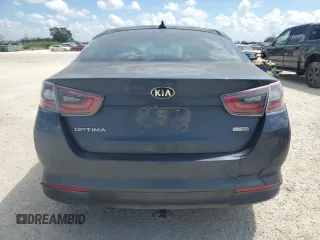 2015 Kia Optima Hybrid with VIN KNAGM4AD3F5077787, listed as a Copart auction lot 72204394 with 87,094 mi miles and Salvage Title. Bid and sale history available at carsss.com. Image 6.