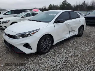 2024 Kia Forte GT-Line with VIN 3KPF54AD5RE739566, listed as a Copart auction lot 43187975 with 17,761 mi miles and Salvage Title. Bid and sale history available at carsss.com. Image 1.