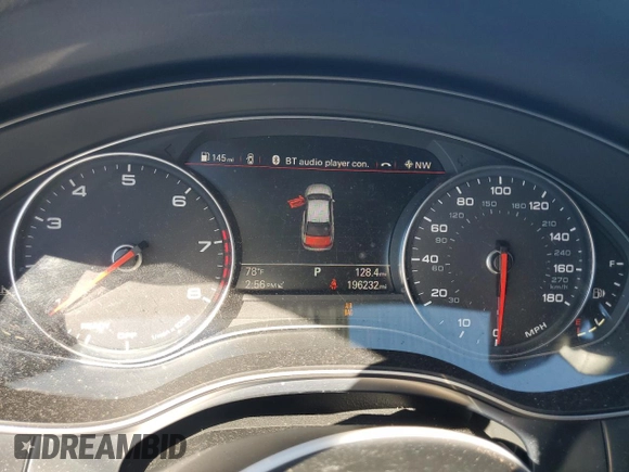 2016 Audi A6 2.0T Premium Plus with VIN WAUDFAFC7GN116331, listed as a Copart auction lot 46994175 with 196,232 mi miles and Salvage Title. Bid and sale history available at carsss.com. Image 9.