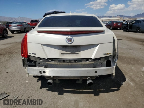 2014 Cadillac ATS Premium with VIN 1G6AF5SX5E0161898, listed as a Copart auction lot 68370014 with 131,129 mi miles and Salvage Title. Bid and sale history available at carsss.com. Image 6.