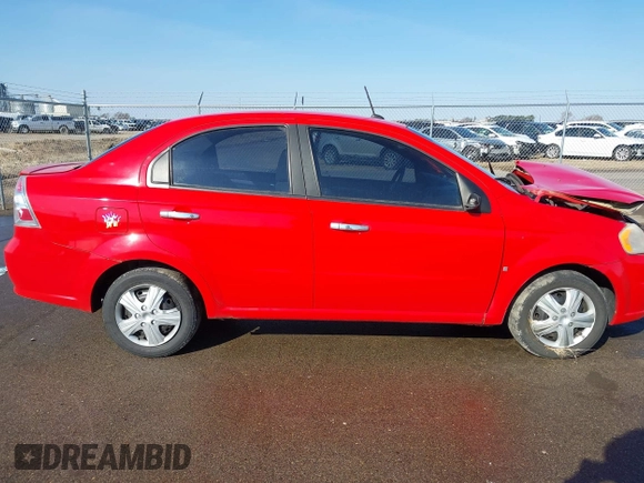 2009 Chevrolet Aveo 1LT with VIN KL1TD56E09B666124, listed as a IAAI auction lot 41888581 with 60,298 mi miles and . Bid and sale history available at DreamBid. Image 13.