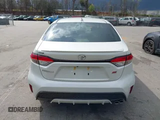 2020 Toyota Corolla SE with VIN JTDS4RCE7LJ001377, listed as a IAAI auction lot 41874936 with 8,221 mi miles. Bid and sale history available at carsss.com. Image 16.