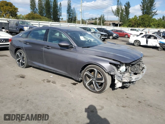 2019 Honda Accord Sedan Sport 1.5T with VIN 1HGCV1F39KA097462, listed as a Copart auction lot 88137735 with 109,426 mi miles and Salvage Title. Bid and sale history available at carsss.com. Image 4.
