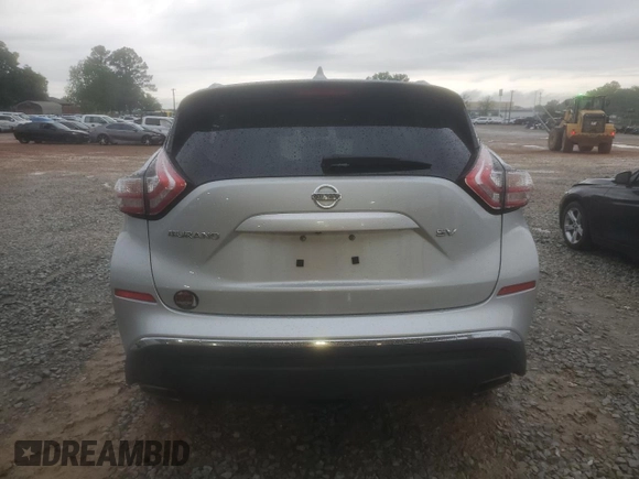 2018 Nissan Murano SV with VIN 5N1AZ2MG0JN112326, listed as a Copart auction lot 54002395 with 69,527 mi miles and Salvage Title. Bid and sale history available at DreamBid. Image 6.