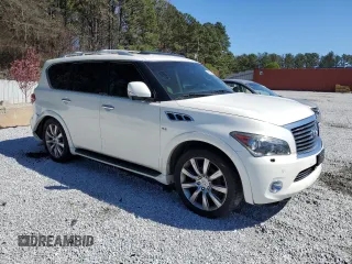 2014 Infiniti QX80 with VIN JN8AZ2NE9E9063275, listed as a Copart auction lot 49330515 with 137,205 mi miles and Clean Title. Bid and sale history available at carsss.com. Image 4.