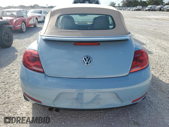 2015 Volkswagen Beetle 1.8T with VIN 3VW517AT6FM800888, listed as a Copart auction lot 76752664 with Not provided miles and Salvage title. Bid and sale history available at DreamBid. Image 6.