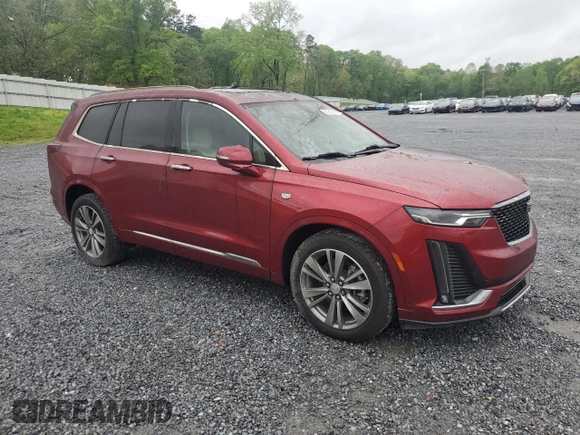 2021 Cadillac XT6 Premium Luxury with VIN 1GYKPDRSXMZ231922, listed as a Copart auction lot 51981065 with 16,784 mi miles and Salvage Title. Bid and sale history available at carsss.com. Image 4.