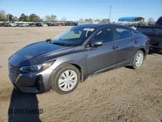 2025 Nissan Sentra S z VIN 3N1AB8BV1SY266922, wystawiony jako Copart lot #49598305 z przebiegiem 1102 mil mil oraz Szkoda całkowita • Salvage title. Historia ofert i sprzedaży dostępna na DreamBid. Obrazek 1.
