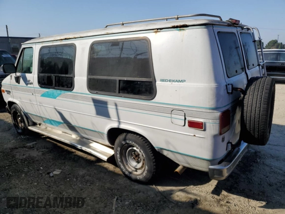 1994 Chevrolet Chevy Van z VIN 1GBEG25K1RF118547, wystawiony jako Copart lot #74319254 z przebiegiem 179 866 mil mil oraz Czysty tytuł • Clean title. Historia ofert i sprzedaży dostępna na DreamBid. Obrazek 2.