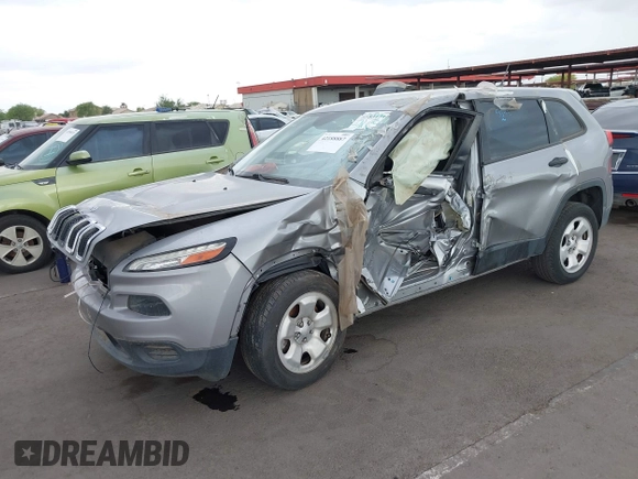2016 Jeep Cherokee Sport with VIN 1C4PJLAB3GW159146, listed as a IAAI auction lot 42188887 with 115,151 mi miles and . Bid and sale history available at DreamBid. Image 17.