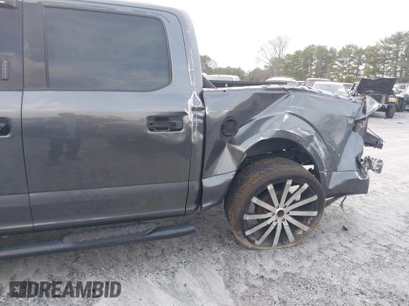 2018 Ford F-150 XL with VIN 1FTEW1CG0JFC30204, listed as a IAAI auction lot 41439886 with 110,160 mi miles. Bid and sale history available at carsss.com. Image 6.