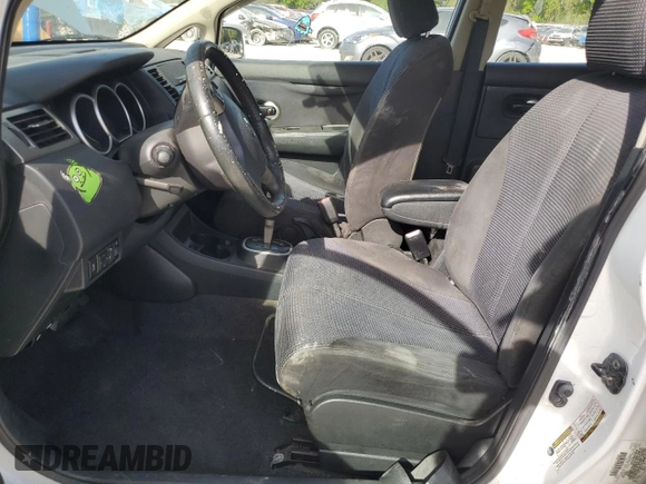 2010 Nissan Versa 1.8 SL with VIN 3N1BC1CP9AL374760, listed as a Copart auction lot 50710035 with 191,517 mi miles and Salvage Title. Bid and sale history available at carsss.com. Image 7.