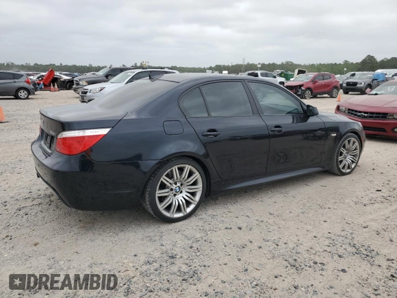 2010 BMW 5 Series 550i with VIN WBANW5C50ACT57345, listed as a Copart auction lot 52147555 with 118,863 mi miles and Clean Title. Bid and sale history available at DreamBid. Image 3.