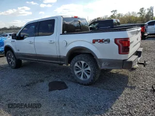 2015 Ford F-150 XLT with VIN 1FTEW1EF6FFA14370, listed as a Copart auction lot 46941585 with 222,677 mi miles and Salvage Title. Bid and sale history available at carsss.com. Image 2.