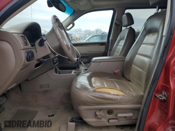 2002 Ford Explorer Eddie Bauer z VIN 1FMZU74E92ZA92214, wystawiony jako Copart lot #50158195 z przebiegiem 277 695 mil mil oraz Szkoda całkowita • Salvage title. Historia ofert i sprzedaży dostępna na DreamBid. Obrazek 7.