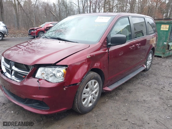 2018 Dodge Grand Caravan SE with VIN 2C4RDGBG2JR337890, listed as a IAAI auction lot 41967253 with 117,564 mi miles. Bid and sale history available at carsss.com. Image 2.