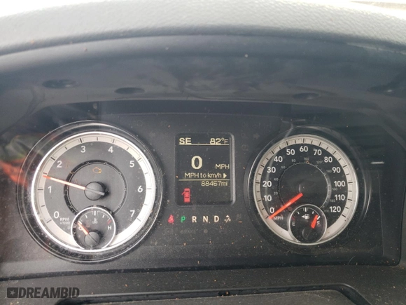 2019 Ram 1500 Classic Express with VIN 1C6RR7FG8KS612682, listed as a Copart auction lot 64210064 with 88,467 mi miles and Salvage Title. Bid and sale history available at carsss.com. Image 9.