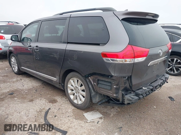 2011 Toyota Sienna XLE AAS with VIN 5TDYK3DC9BS158209, listed as a IAAI auction lot 42163526 with 107,385 mi miles and . Bid and sale history available at DreamBid. Image 3.