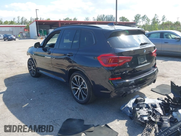 2021 BMW X3 sDrive30i z VIN 5UXTY3C00M9G70296, wystawiony jako IAAI lot #42295882 z przebiegiem 28 895 mil mil oraz . Historia ofert i sprzedaży dostępna na DreamBid. Obrazek 3.