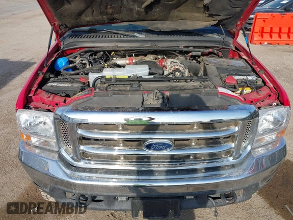 2002 Ford Super Duty F-250 XL with VIN 1FTNW21F32EA54756, listed as a IAAI auction lot 41856957 with 424,108 mi miles. Bid and sale history available at carsss.com. Image 10.