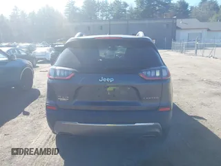 2019 Jeep Cherokee Limited with VIN 1C4PJMDN5KD169421, listed as a IAAI auction lot 42154616 with 125,143 mi miles and . Bid and sale history available at DreamBid. Image 17.