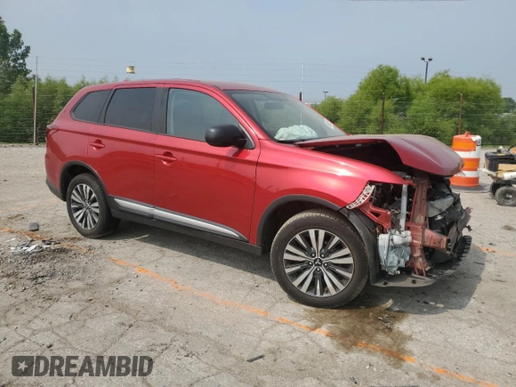 2020 Mitsubishi Outlander ES with VIN JA4AZ3A34LZ014532, listed as a Copart auction lot 60398225 with 79,538 mi miles and Salvage title. Bid and sale history available at DreamBid. Image 4.