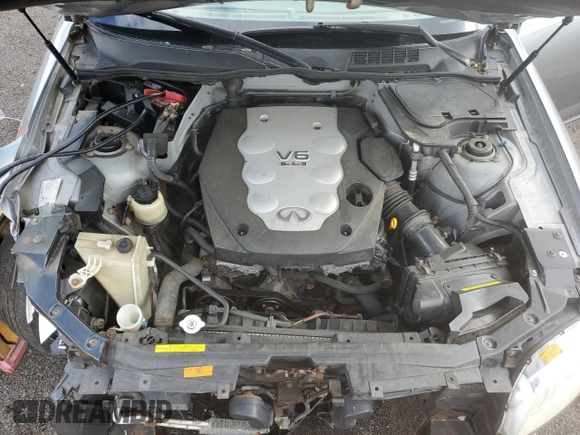 2005 Infiniti FX with VIN JNRAS08W25X213523, listed as a Copart auction lot 57257985 with 180,948 mi miles and Salvage title. Bid and sale history available at DreamBid. Image 12.