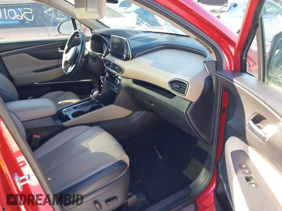 2020 Hyundai Santa Fe Limited with VIN 5NMS53AA0LH293308, listed as a IAAI auction lot 41608440 with 56,011 mi miles and . Bid and sale history available at DreamBid. Image 5.