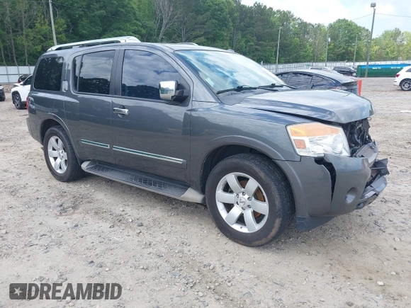 2012 Nissan Armada SV z VIN 5N1BA0ND5CN613266, wystawiony jako IAAI lot #42219986 z przebiegiem 223 319 mil mil oraz . Historia ofert i sprzedaży dostępna na DreamBid. Obrazek 1.