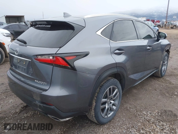 2016 Lexus NX 200t with VIN JTJBARBZ5G2052600, listed as a IAAI auction lot 41813813 with 154,423 mi miles and . Bid and sale history available at DreamBid. Image 4.
