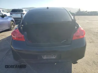 2013 Infiniti G37 Journey with VIN JN1CV6APXDM305861, listed as a Copart auction lot 49513915 with Not Provided miles and Salvage Title. Bid and sale history available at DreamBid. Image 6.