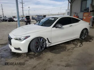 2021 Infiniti Q60 Red Sport 400 с VIN JN1FV7LK7MM530100, выставлен на аукционе Copart как лот 47280965 с пробегом 65 517 миль миль и Списание • Salvage title. История ставок и продаж доступна на DreamBid. Изображение 1.