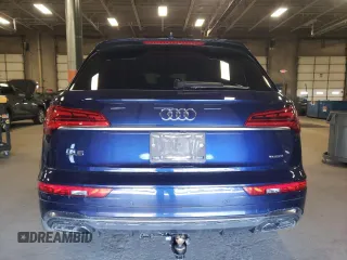 2022 Audi Q5 S line Premium with VIN WA1GAAFY2N2108169, listed as a Copart auction lot 51763745 with 53,698 mi miles and Salvage Title. Bid and sale history available at carsss.com. Image 6.
