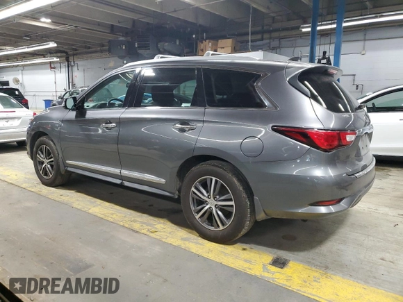 2017 Infiniti QX60 with VIN 5N1DL0MM4HC548613, listed as a Copart auction lot 47993765 with 96,334 mi miles and Salvage Title. Bid and sale history available at DreamBid. Image 2.