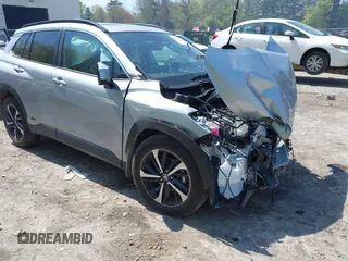 2024 Toyota Corolla Cross Hybrid S with VIN 7MUFBABG0RV055150, listed as a IAAI auction lot 42234957 with 14,164 mi miles and . Bid and sale history available at DreamBid. Image 1.