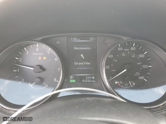 2017 Nissan Rogue S with VIN JN8AT2MV4HW008175, listed as a Copart auction lot 50581225 with 93,250 mi miles and Salvage Title. Bid and sale history available at carsss.com. Image 9.