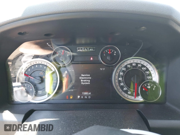 2019 Ram 1500 SLT с VIN 1C6RR6TT5KS608648, выставлен на аукционе IAAI как лот 42311741 с пробегом 112 883 миль миль и . История ставок и продаж доступна на DreamBid. Изображение 7.