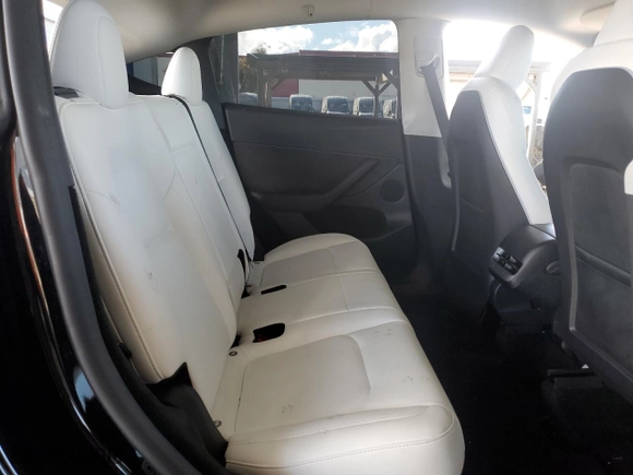 2023 Tesla Model Y Long Range with VIN 7SAYGDEE3PF938230, listed as a Copart auction lot 47883385 with 28,461 mi miles and Salvage Title. Bid and sale history available at carsss.com. Image 11.