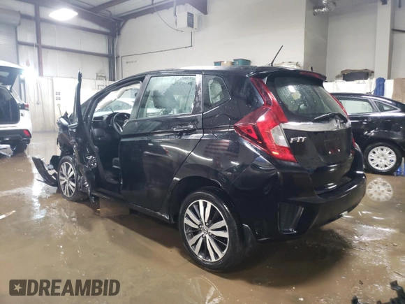 2015 Honda Fit EX-L with VIN 3HGGK5H82FM773785, listed as a Copart auction lot 47592625 with 26,997 mi miles and Salvage Title. Bid and sale history available at carsss.com. Image 2.
