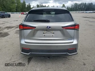 2021 Lexus NX 300h with VIN JTJGJRDZ2M2167458, listed as a Copart auction lot 57650945 with 14,653 mi miles and Salvage title. Bid and sale history available at DreamBid. Image 6.