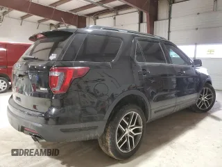 2018 Ford Explorer Sport z VIN 1FM5K8GT7JGB51209, wystawiony jako Copart lot #45980945 z przebiegiem 78 616 mil mil oraz Szkoda całkowita • Salvage title. Historia ofert i sprzedaży dostępna na DreamBid. Obrazek 3.