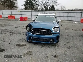 2021 MINI Countryman Cooper S with VIN WMZ83BR00M3M83132, listed as a Copart auction lot 44843135 with 34,835 mi miles and Salvage title. Bid and sale history available at DreamBid. Image 11.